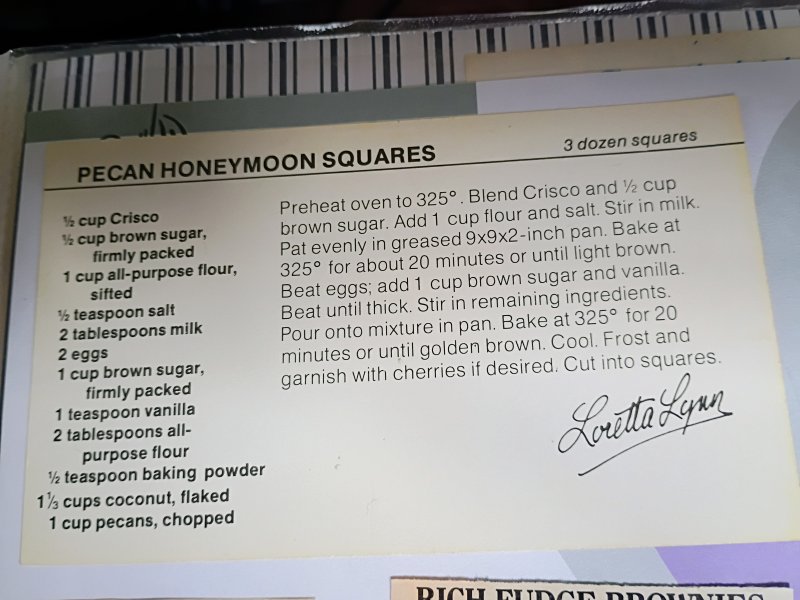 Pecan Honeymoon Squares