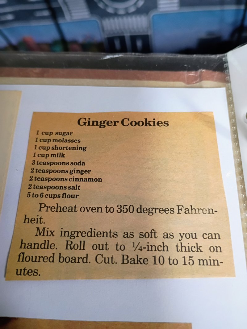 Ginger Cookies