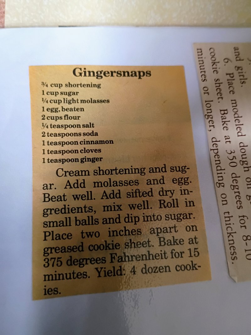 Gingersnaps