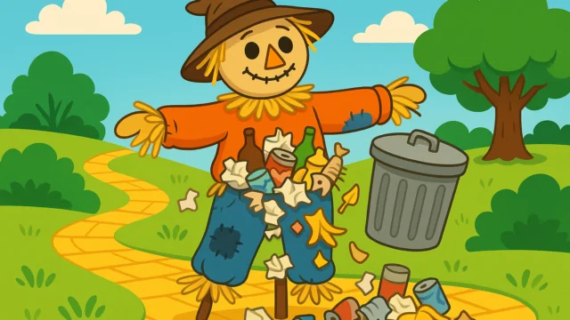 The Wiz’s Scarecrow Was Stuffed with Garbage