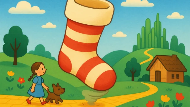 The Tornado Was a Giant Stocking