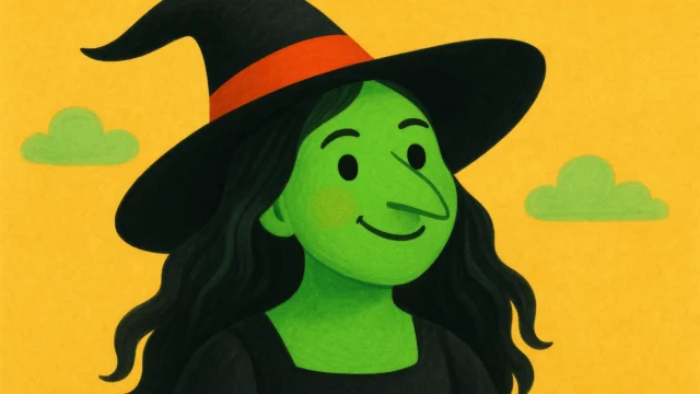 The Wicked Witch's Green Makeup