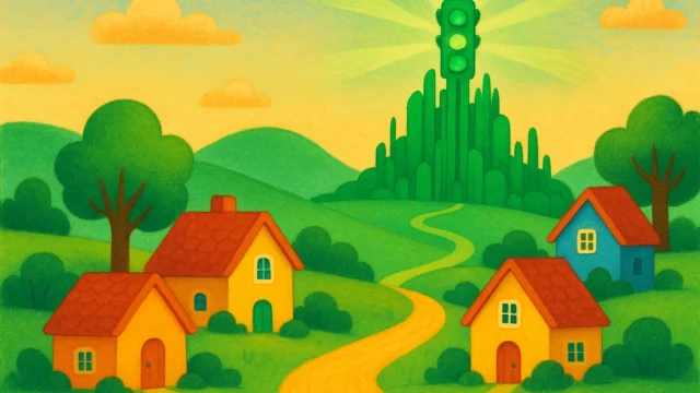 The Emerald Signal of OZ Uses Small‑Town Quiet as a Magical Contrast