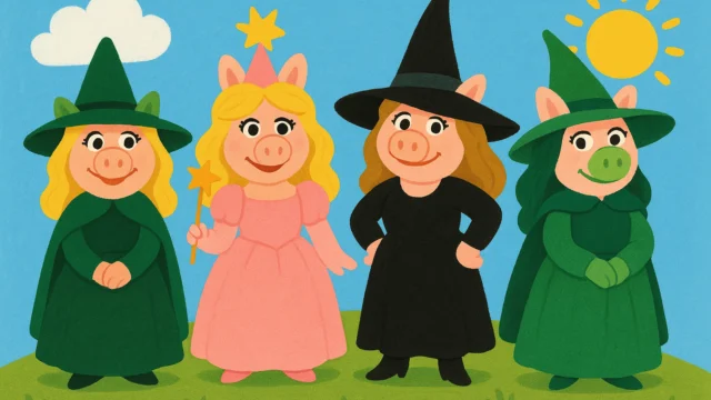 The Muppets’ Wizard of Oz Featured Four Piggy Witches