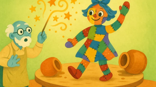 The Patchwork Girl Was Created Through a Magical Accident