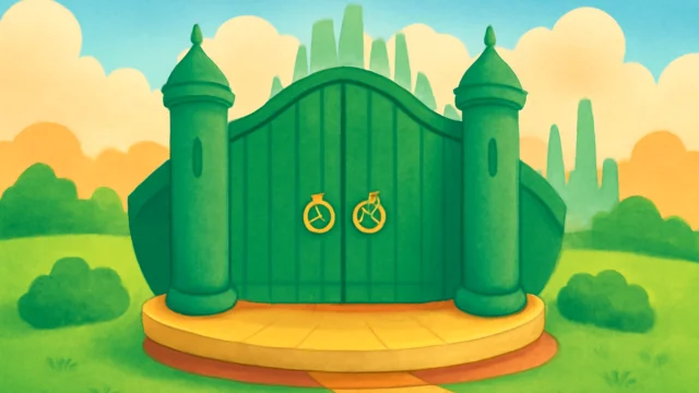 The Emerald City Gates Were Built on a Rotating Platform