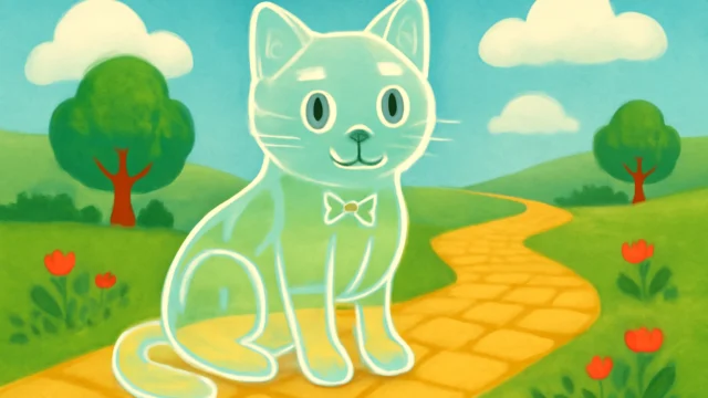 The Glass Cat Was Completely Transparent