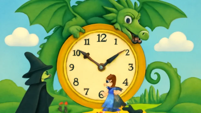 Wicked’s Time Dragon Clock Frames the Story